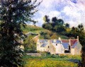Häuser von l Einsiedelei pontoise 1879 Camille Pissarro